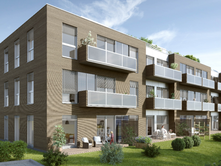 Projektiertes Mehrfamilienhaus