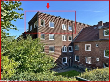 Eine gute Kapitalanlage - Sehr gepflegte 2-Zimmer-Wohnung mit Loggia in schöner Wohnlage von Schleswig