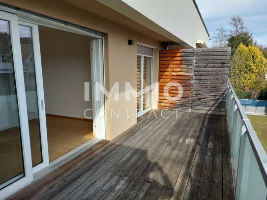 NAHE ORF PARK SONNIGE 2-ZI. TERRASSENWOHNUNG IN RUHELAGE MIT CARPORT