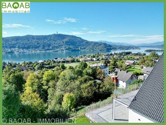 BARRIEREFREIE ETAGENWOHNUNG MIT WÖRTHERSEEBLICK | SONNIGE PANORAMA-TERRASSE | TOP LAGE & INVESTITION