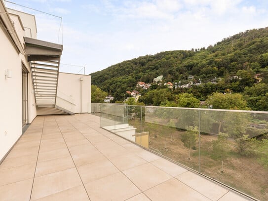 Luxus am Wasser - Penthouse zum Spitzenpreis mit 182m2 Terrasse - Ganz oben ohne Dachschrägen