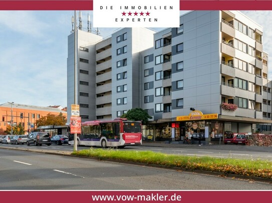 Gut geschnittene drei-Zimmer-Wohnung mit Balkon!