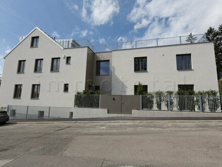 Lichtdurchflutete Architektenvilla mit Fernblick am Fuße des Wolfersbergs