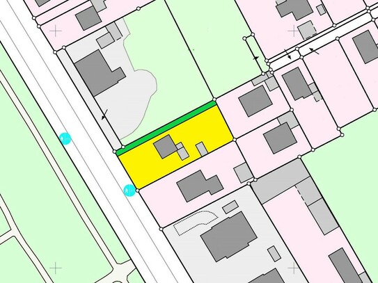 Baugrundstück für ein großes Wohn- und Geschäftshaus