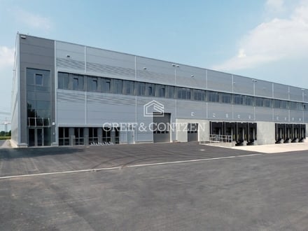 Neubau-Logistikzentrum an der A2 | 10,50 m UKB | WGK3-fahig | Anmietung über Greif & Contzen