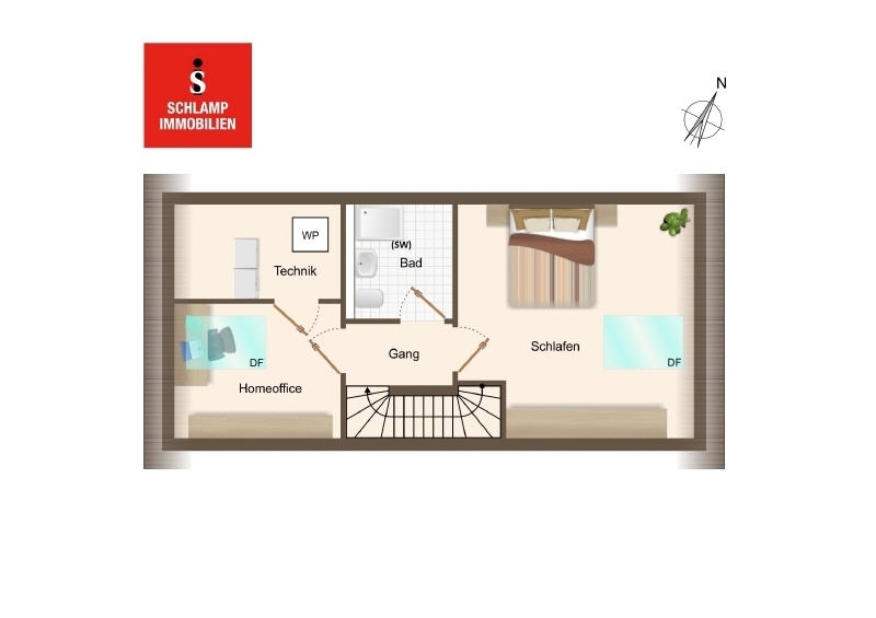 Ihr Zuhause am Wasser! Förderfähiges RMH in attraktiver Preislage – 83022 Rosenheim, 83022 Rosenheim – Vorschaubild 4