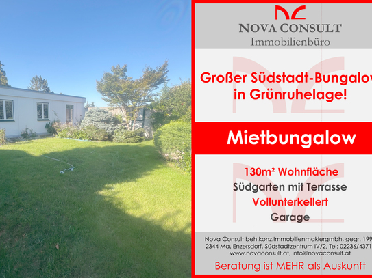 Großer Südstadt-Bungalow mit gepflegtem Garten und Garage!