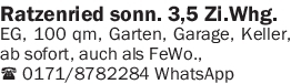 Vermietung 3-4 Zimmer-Wohnungen
