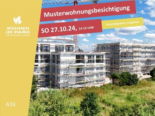 4,5 ZIMMER PENTHOUSE-WOHNUNG IM DG - "WOHNEN IM PARK" IN LANGENAU - A16