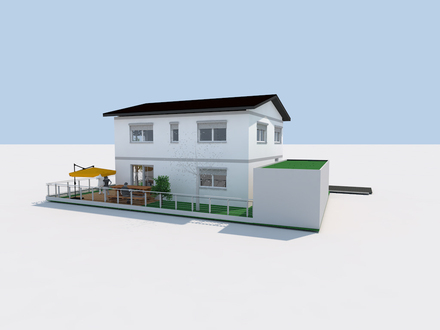 Freistehendes Einfamilienhaus Neubau Ökologische Bauweise