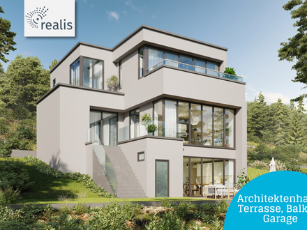 Fertigstellung Frühjahr 2023+Traumhafte Architektenvilla mit Fernblick in Flöha+