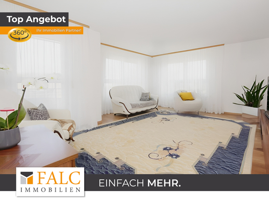 Großzügige 4-Zimmer-Wohnung im 3. OG mit Balkon und schönem Ausblick - FALC Immobilien Heilbronn