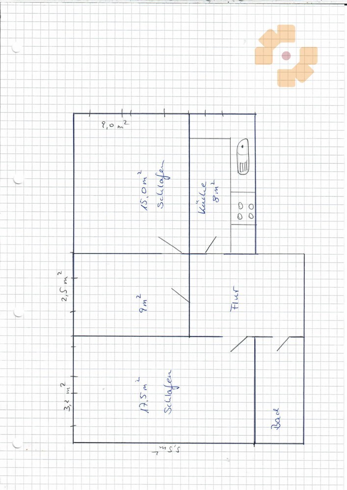 sanierte 2,5 Zimmer für eine WG - Foto 3