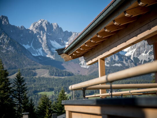 Der Ausblick als Highlight- Landhaus an der Skipiste mit Panoramablick