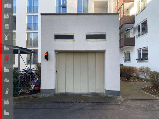 großer Tiefgaragen-Einzelplatz; Anlage mit lediglich 11 Stellplätzen innerhalb des Mittleren Rings
