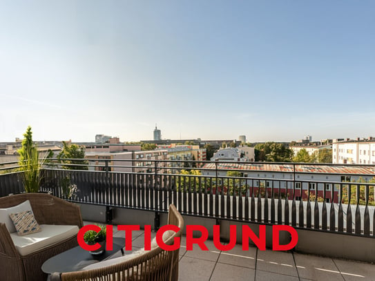 Neuhausen/Zentrale Citylage: Exklusive Dachterrassenwohnung mit Panoramablick