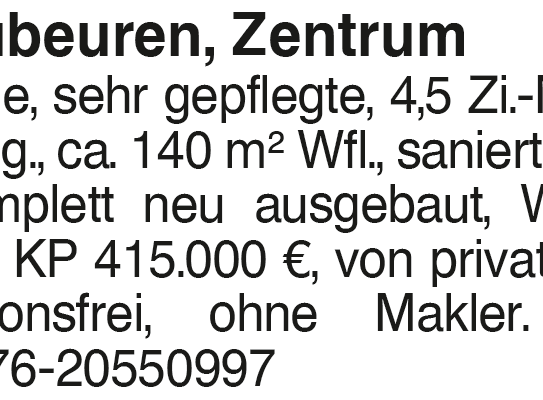 Blaubeuren, Zentrum