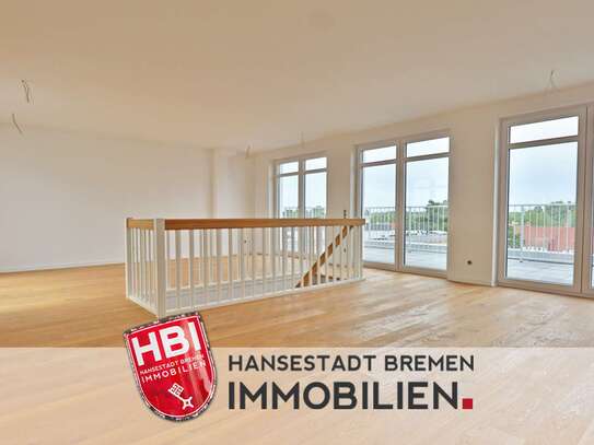 Walle / Neubau / Exklusive 4-Zimmer Maisonette-Wohnung mit zwei Terrassen