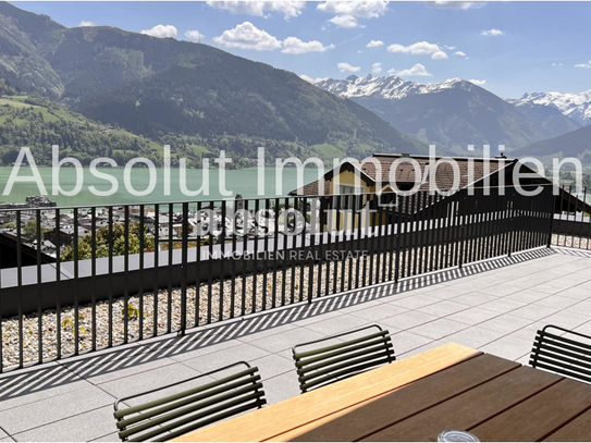 Luxus Wohnung mit 2 SZ und großer Terrasse und 100% Seeblick in Zell am See! Touristische Vermietung