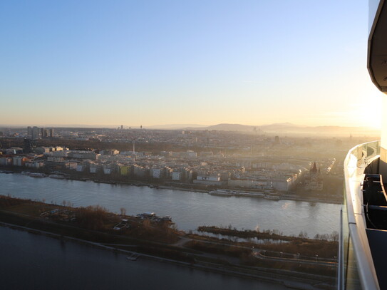 45. Stock - Einmalig! Ein Stück vom Himmel über Wien: Österreichs höchste Mietwohnung - DANUBEFLATS