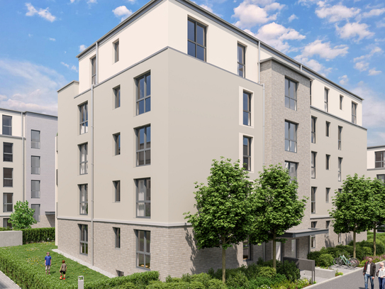 Moderne ETW im 1. OG – kompakte 2 Zimmer mit Balkon