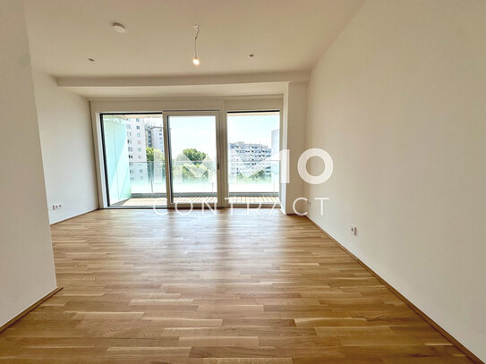 Luxuriöse Studiowohnung mit großem Balkon