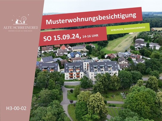 3-Zimmer Erdgeschosswohnung mit Terrasse und Gartenanteil | Süd-Ost | Alte Schreinerei | H3.00.02