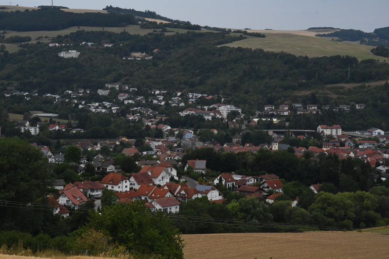 Eingegrenzt von den Hügeln der Nordpfalz: Rockenhausen. Foto: Schifferstein