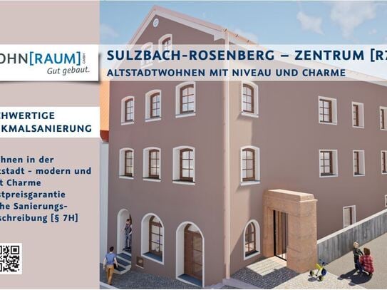 SULZBACH-ROSENBERG – ZENTRUM [R7] 3-Zimmer-Wohnung mit hoher Sanierungsabschreibung