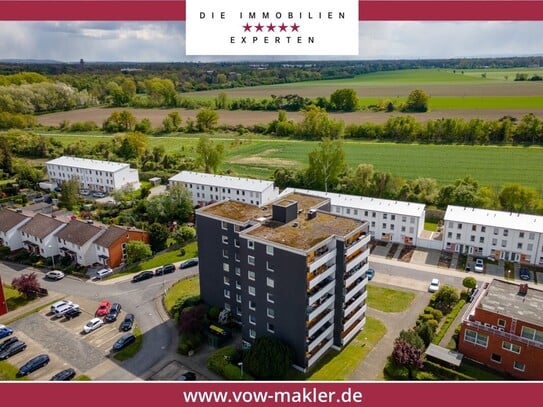 Schicke drei-Zimmer-Wohnung mit traumhaftem Ausblick!