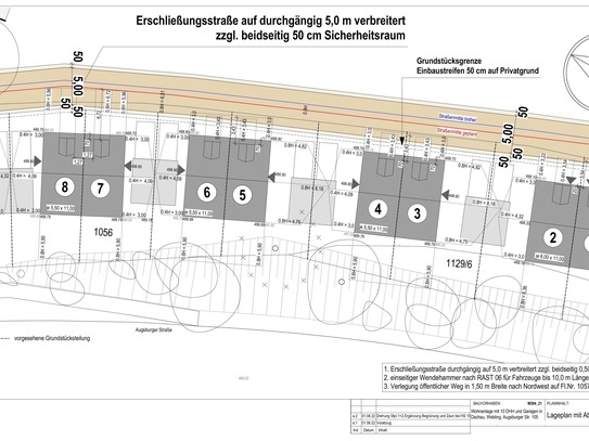 Dachau: Grundstück mit Baugenehmigung für 10 DHH