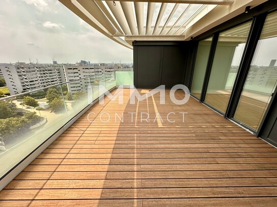 Exclusive residential complex at the Danube Island! Enjoy the stunning terrace.