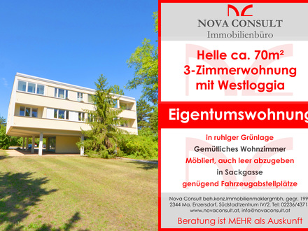 Gepflegte 3-Zimmerwohnung in Grünruhelage!