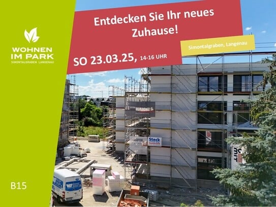 3,5-ZIMMER ETW IM 2. OG MIT BALKON - "WOHNEN IM PARK" IN LANGENAU - B15