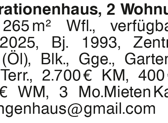 Generationenhaus, 2 Wohnungen, super Wohnlage direkt am Weinberg