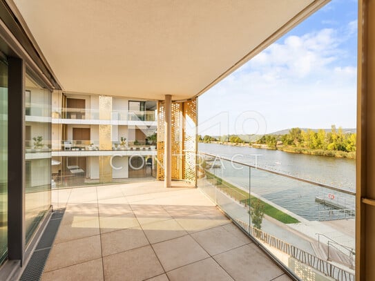 Traumhafte 3 Zimmer Wohnung mit direktem Blick auf die Donau!