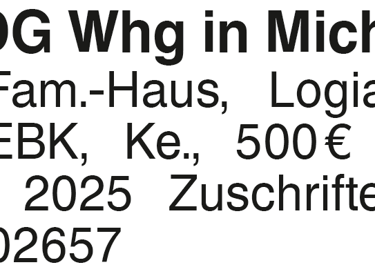 2,5 Zi DG Whg Michelfeld