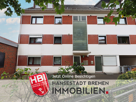 Gröpelingen / Gepflegte Erdgeschosswohnung mit Balkon