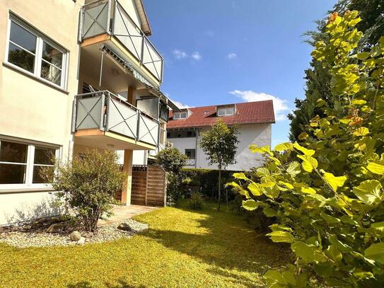 Gepflegte 2,5-Zimmer-Wohnung mit Gartenanteil in zentraler Lage von Leutkirch im Allgäu