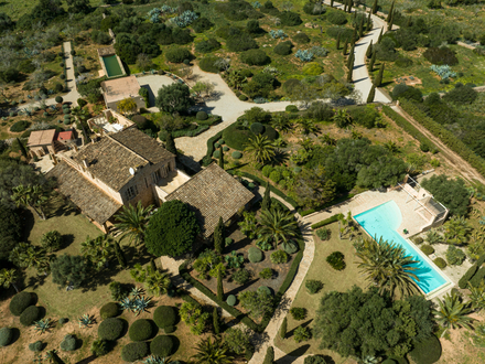 Für alle die das Besondere lieben - Stylische Finca in Portocolom mit Meerblick