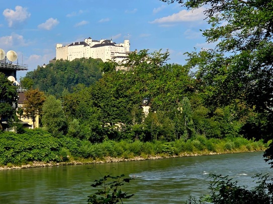 1a Kai Lage - 1.Reihe Salzach - lichtdurchflutete Gartenwohnung