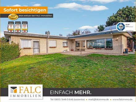 Alles dabei: Bungalow, Büro, Halle, Garage, Maxi-Carport, Pool-Option, ...