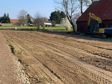 Baugrundstück mit Privatweganteil im Neubaugebiet