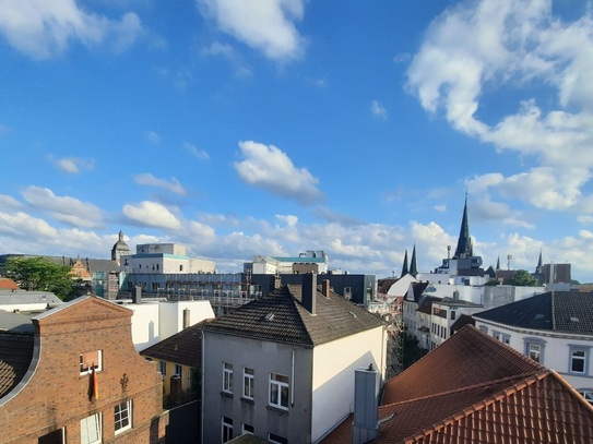 Wohnung mit Blick über Altstadtächer