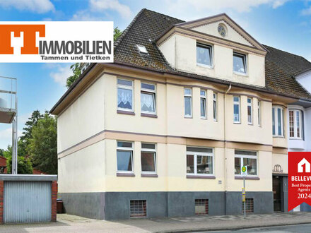 TT bietet an: 5-Zimmer-Wohnung mit Garage und Gartenanteil am Villenviertel!