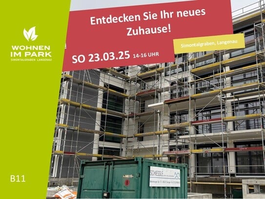 2,5-ZIMMER ETW IM 2. OG MIT BALKON - "WOHNEN IM PARK" IN LANGENAU - B11