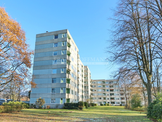 Kapitalanlage in Hamburg-Jenfeld - Vermietete 3-Zimmer-Wohnung mit toller Aussicht in guter Lage