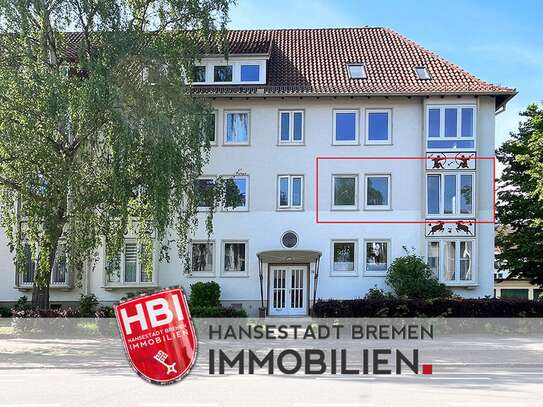 Schwachhausen / Lichtdurchflutete 3-Zimmer-Wohnung mit Balkon