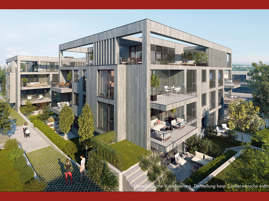 Hohe Wohnqualität: 3,5-Zimmer-Neubau-Wohnung mit Balkon im 1.OG in Ostfildern-Ruit