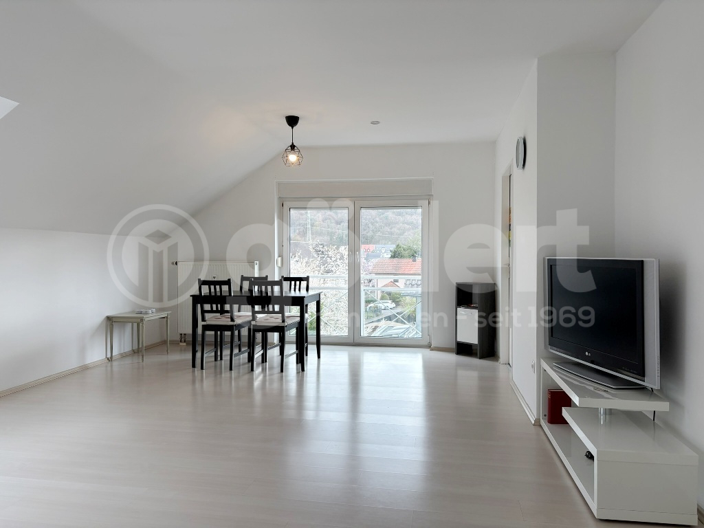                                                               Teilm&ouml;blierte 2-Zimmerwohnung in ruhigem Wohngebiet                                                       in Haibach (Aschaffenburg)